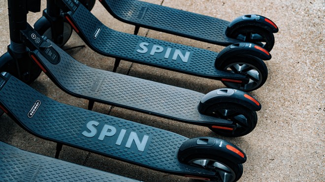 Spin, coming to UCF, is one of the many companies who can now offer their scooters in Orlando
