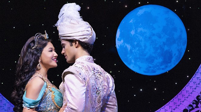 Kaena Kekoa as Jasmine and Jonah Ho'okano as Aladdin in 'Aladdin' 2020 North American tour
