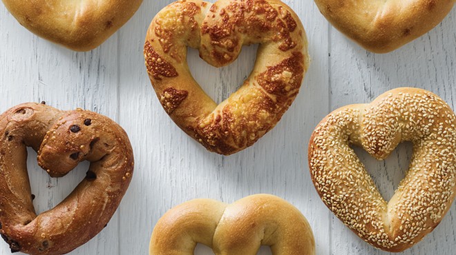 Einstein Bros. is spreading love with heart-shaped bagels for Valentine's Day