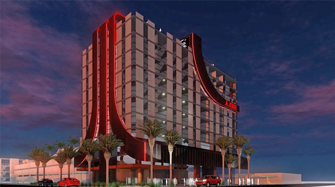 Artist rendering of the new Atari Hotel in Phoenix