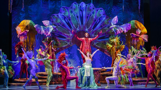 The cast of Disney's The Little Mermaid, at the Dr. Phillips Center through March 12.