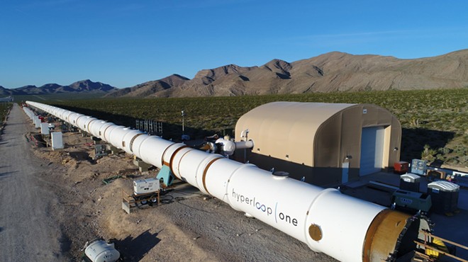Hyperloop One's Nevada test facility