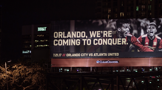 Atlanta United is so desperate for a rivalry they put up this dumb billboard in Orlando