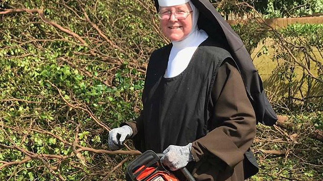 A Florida brewery is giving the 'Chainsaw Nun' her own beer