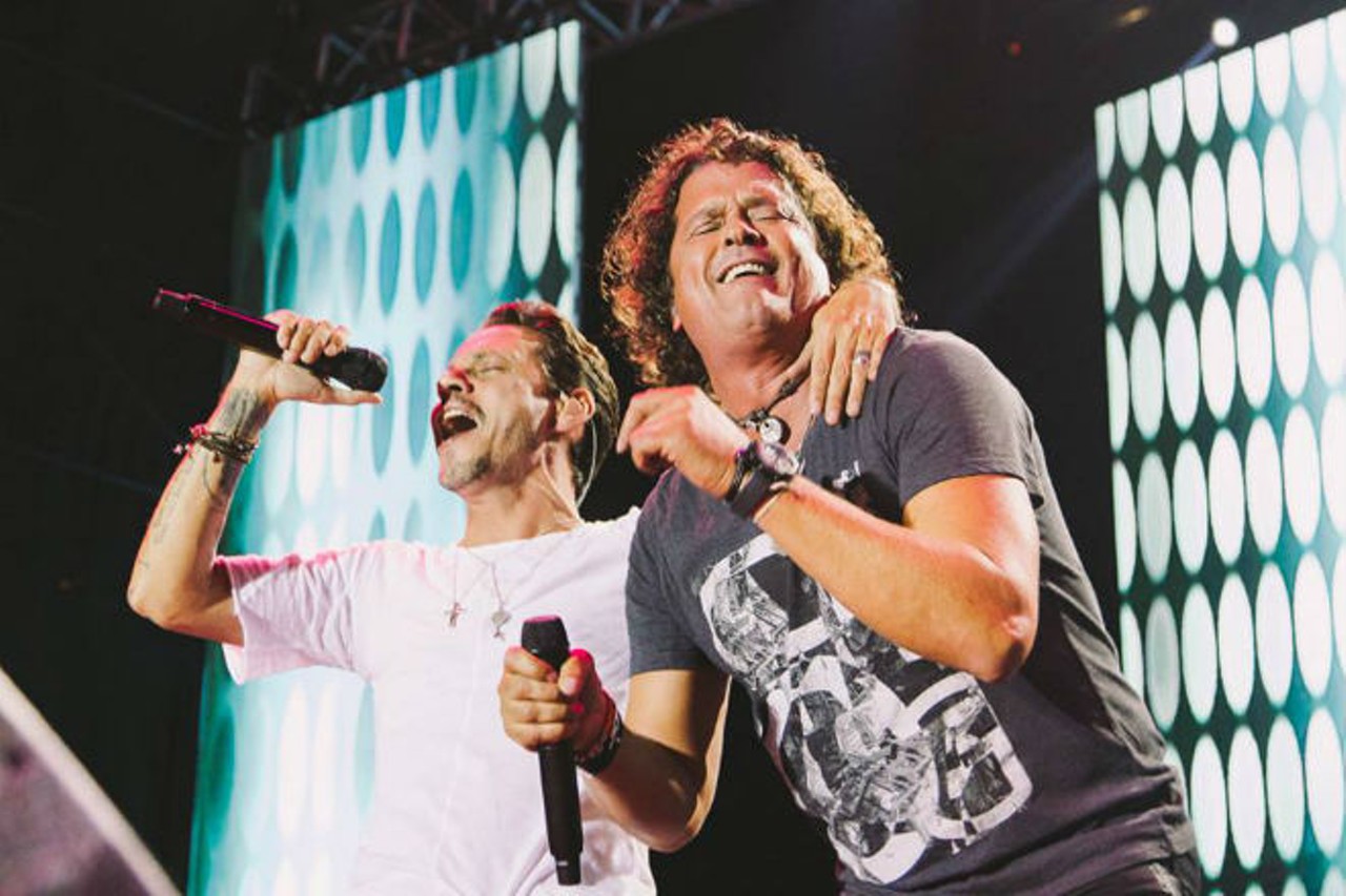 Marc Anthony and Carlos Vives
8 p.m. Oct. 1 at Amway Center, $66 - $156
Combining Carlos Vives&#146; tropical take on Colombian pop with Marc Anthony&#146;s Nuyorican salsa, you&#146;d be remiss to ignore their tour UNIDO2. The two singers became besties after Anthony was featured on Vives&#146; single &#147;Cuando nos volvamos a encontrar,&#148; which won a Latin Grammy for Best Tropical Song.