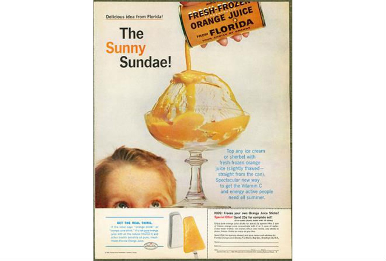 OJ on a sundae? We'll try anything once!via Reminisce