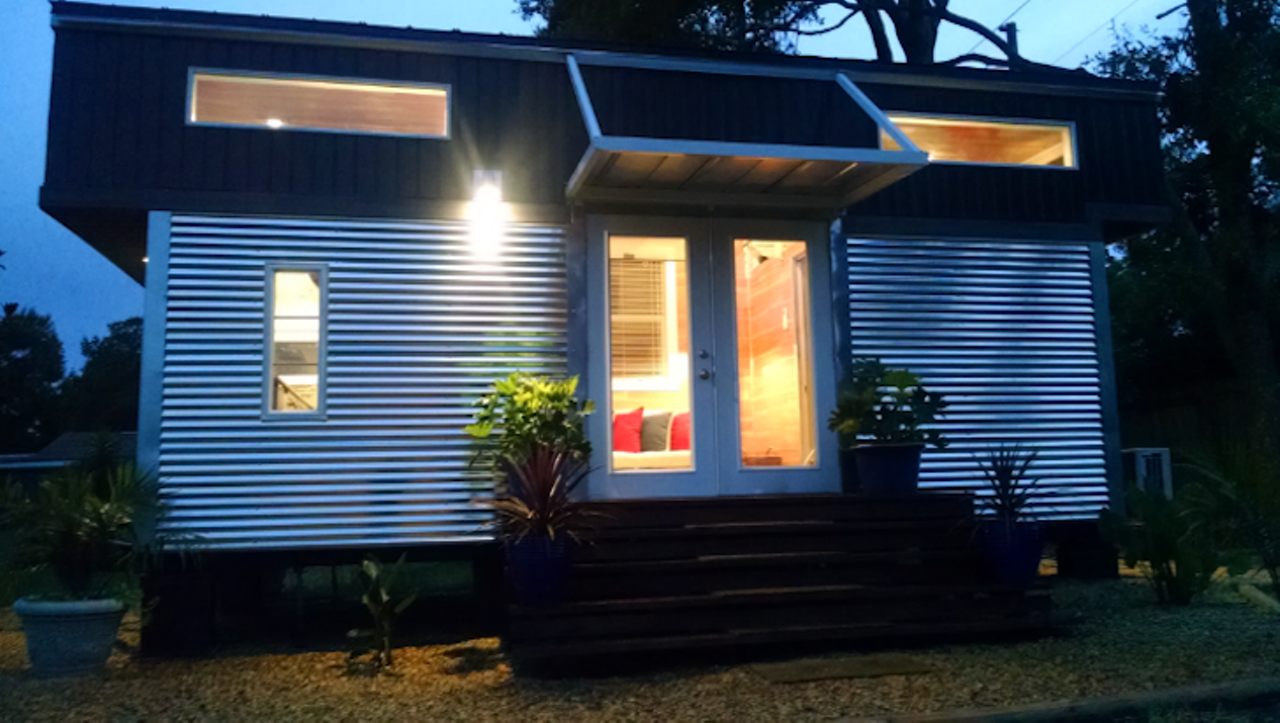 Modern Tiny House on Wheels
Location: Orlando 
Price: $65,000
Size: 370 sq. ft.
This modern tiny house featured on HGTV magazine is located right in Orlando! Electricity costs less than $40 a month which is quite a deal.
