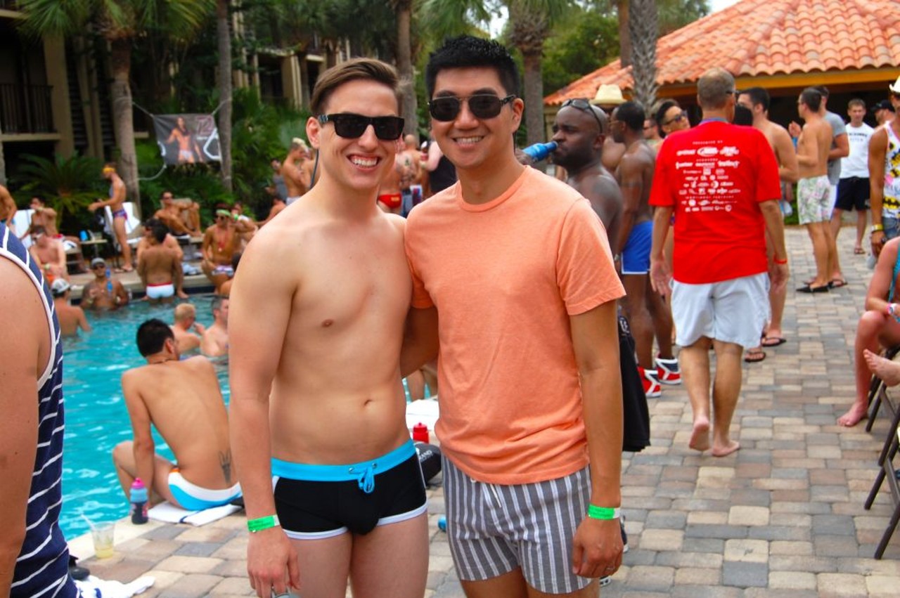 11 Hot Bodies at Gays Days Pool Party