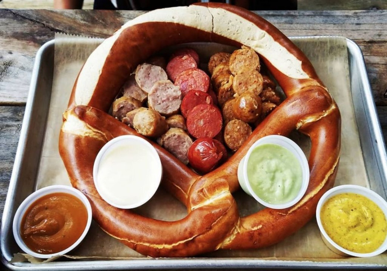 Must try: Pretzel Sausage Platter
Photo via Sausage Shack/Facebook