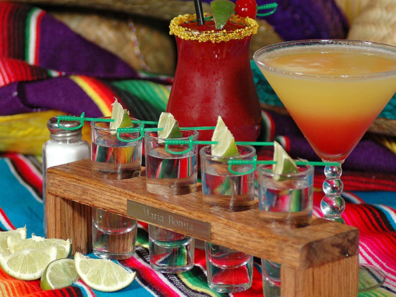 Maybe you want to celebrate National Margarita Day a little late? Maria Bonita serves $1 house margaritas on Monday (with the purchase of a meal, of course.)
via