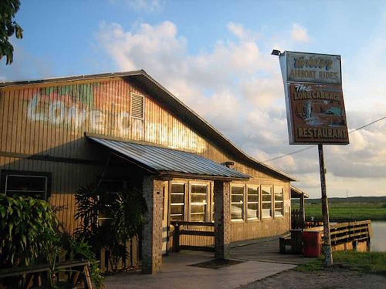 Lone Cabbage Fish Camp
8199 State Road 520, Cocoa, 321-632-4199
Airboat rides, hush puppies, gator, and country music? Lone Cabbage Fish Camp might just have it all.
Photo via Lone Cabbage/FB