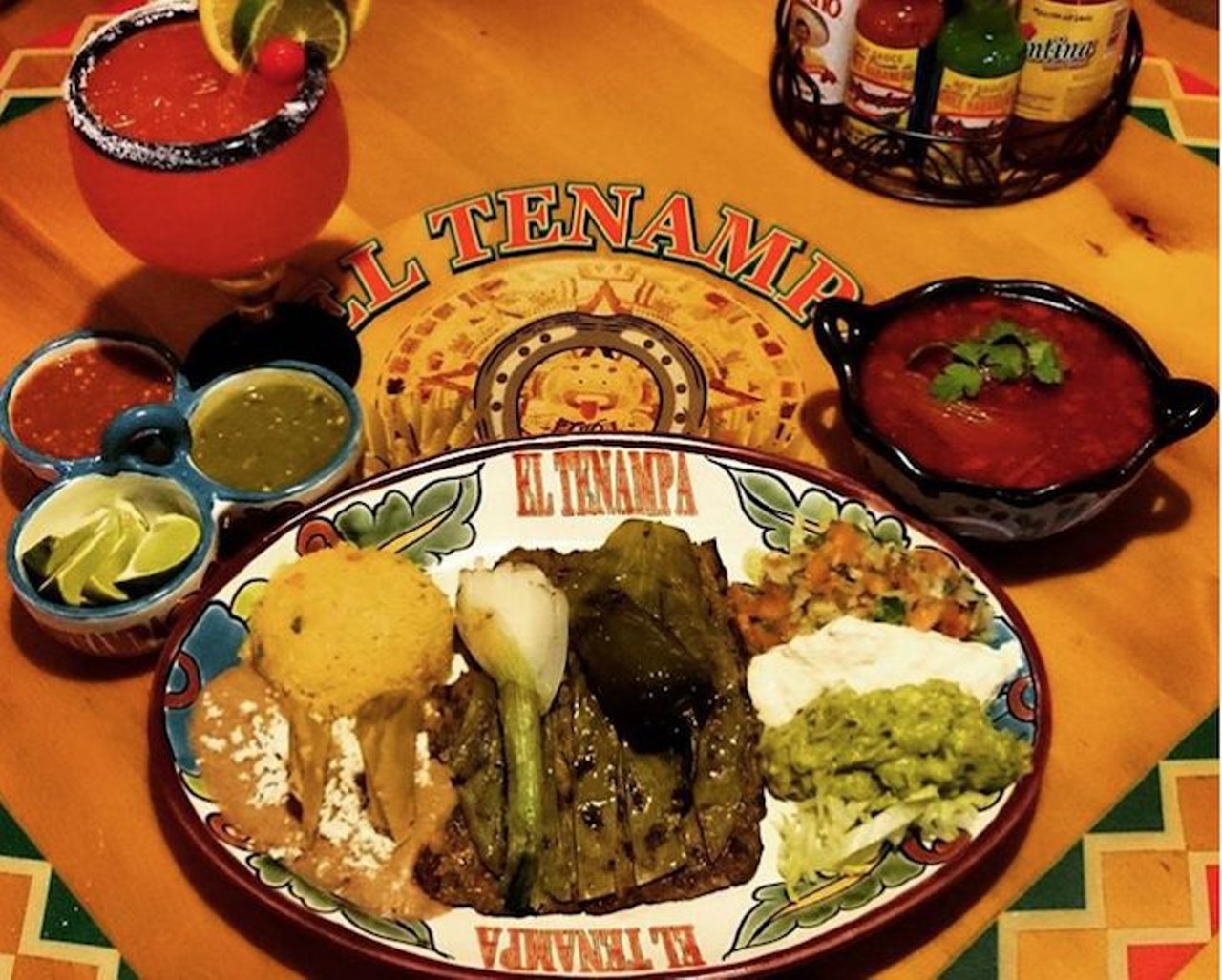 El Tenampa Mexican Restaurant 
4565 W. Irlo Bronson Memorial Highway, Kissimmee, 407-397-1981
It&#146;s a little bit of a drive, but El Tenampa is worth it. The Kissimmee joint boasts an extensive menu with filling offerings, including vegetarian fare. Stop in on the weekend and you can even enjoy a live performance from a mariachi band. 
Photo via marcos2184/Instagram
