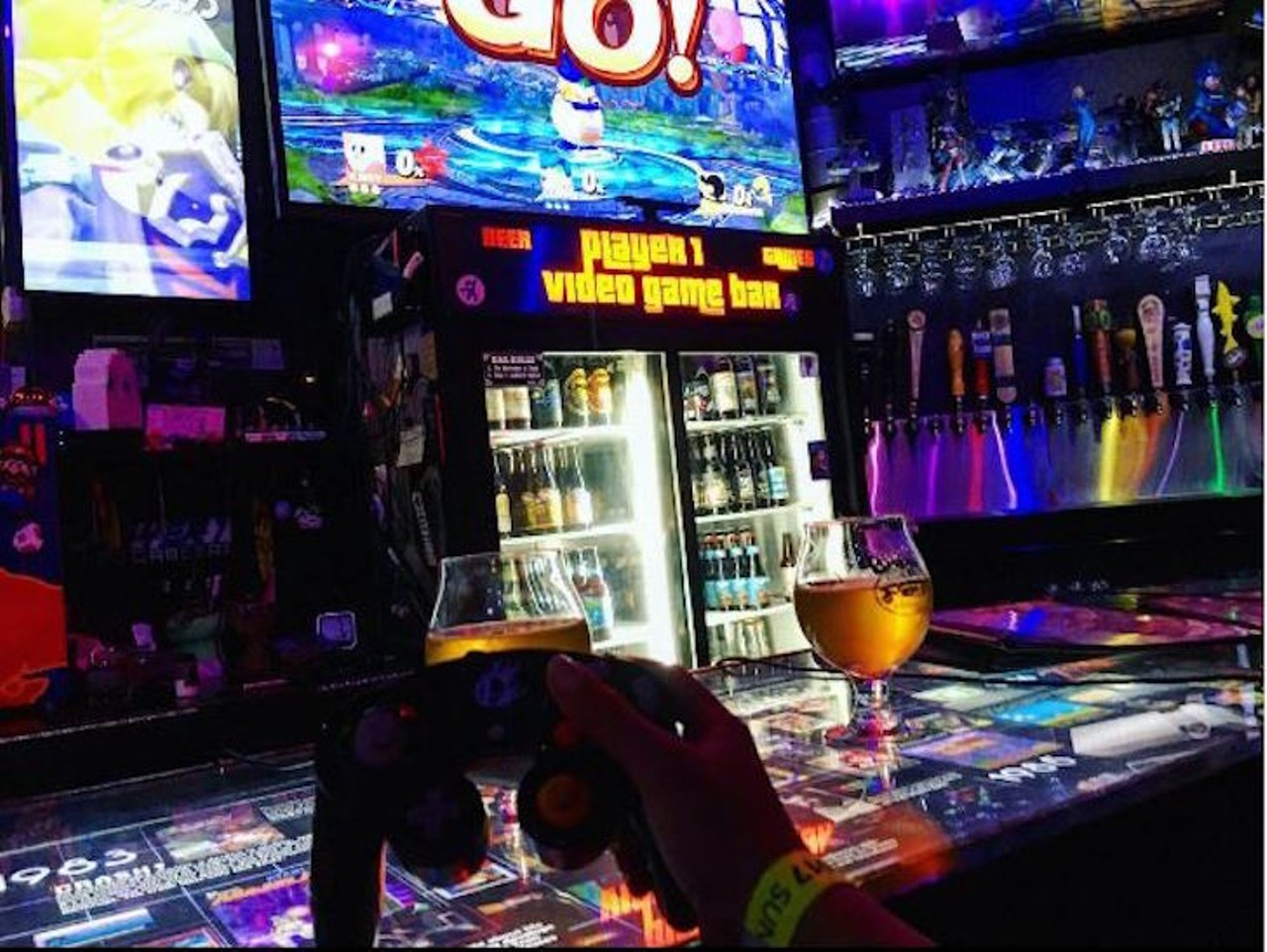 Combine booze and video games at Player 1
8562 Palm Pkwy, Orlando, 407-504-7521
Gaming and drinking come together in the best way at Player 1 Video Game Bar. Drink your favorite ale and play anything from Playstation 4 to classic arcade games all for a cover charge of $5.
Photo via cindymimi13/Instagram