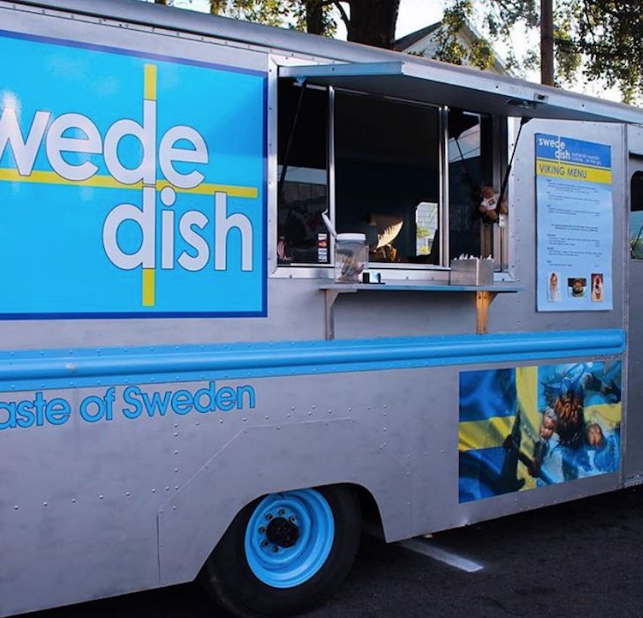 Swede Dish Food Truck
Various locations, 407-619-9713
Swede Dish food truck is a play on words &#150; the husband-wife duo&#146;s food truck serves traditional Swedish cuisine. Viveca Averstedt is the mastermind behind the food and gourmet burgers, such as their most popular: the Ragnar&ouml;k.    
Photo via Swede Dish/Instagram