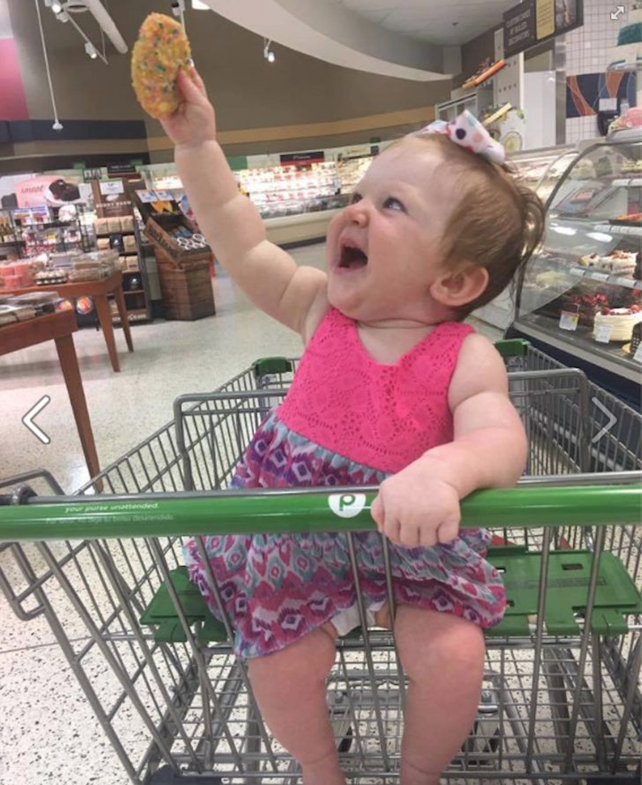 Kids get free cookies, and so do the adults who confiscate them
The best way to get your child to behave in a store is to bribe them with some type of junk food. Publix will provide that treat for you: Stop by the bakery and get a free cookie for the little one, or keep it for yourself. 
Photo via Publix Facebook