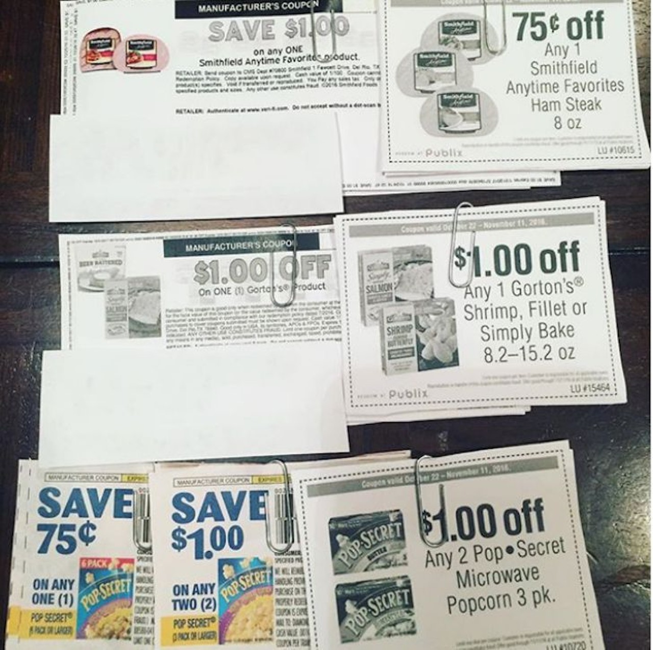 Publix will even take competitor coupons
Competitors' coupons are accepted at Publix, but it is based on region and each Publix takes different coupons. The eligible stores are always posted in customer service. If a store you like to shop at isn't included, then you can request that the coupons be honored by the District Manager.
Photo via couponwenchatl
