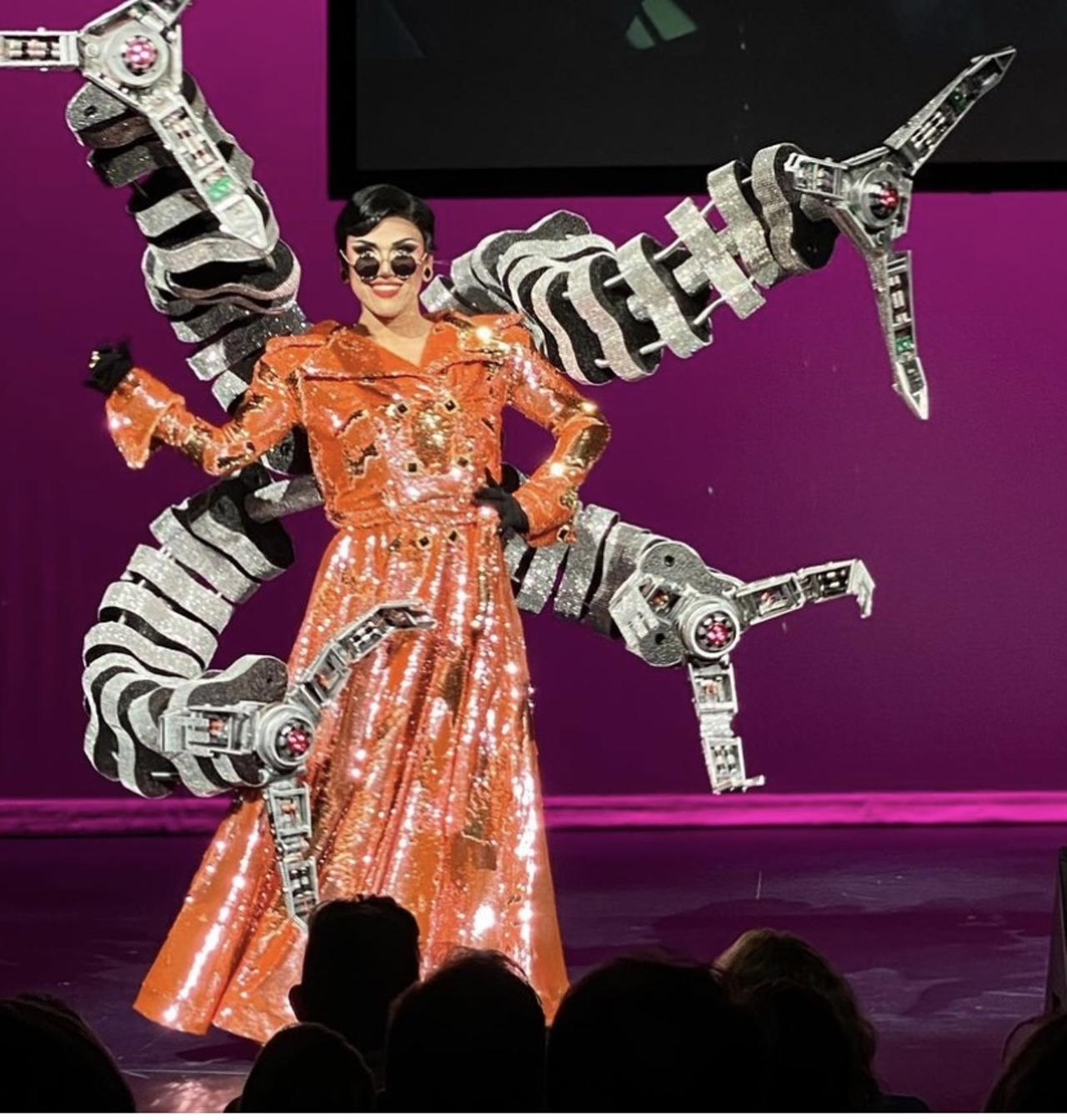Mr Ms Adrien 
As soon as you click on their profile, the Dr. Octopus outfit will immediately hook you in. They won National Miss Comedy Queen in 2022 and even have looks from Rocky Horror.
