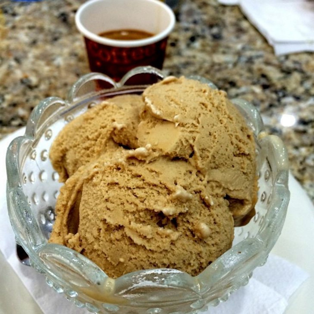 Affogato at Trevi Pasta 
2120 Edgewater Drive, 407-985-2577 
Save room for dessert at this Italian restaurant in College Park because there&#146;s 16 gelato flavors to choose from. Treat yourself to some Affogato, which is two scoops of gelato with LavAzza espresso drizzled over the top. 
Photo via dafoodie/Instagram