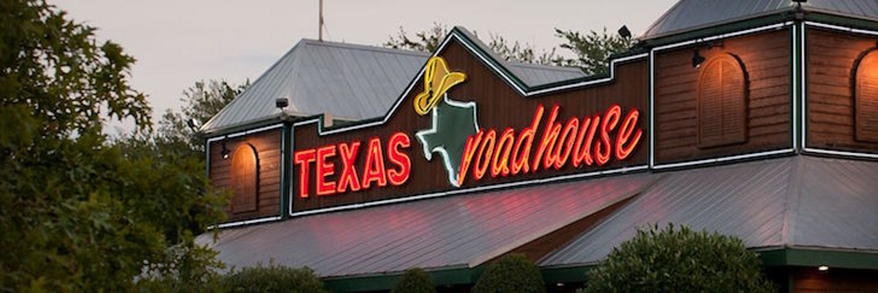Texas Roadhouse (Ocoee)  
1150 Blackwood Ave., 407-253-4224 
Kids eat $1.99 kids meals for every one adult meal on Tuesdays. 
Photo via Facebook/Texas Roadhouse