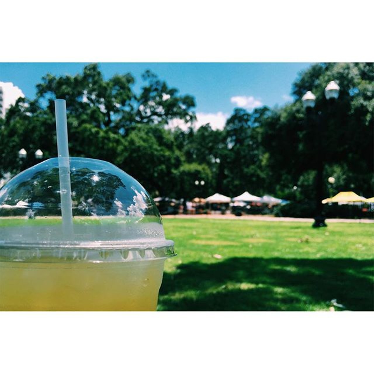 Instagram user pimminie enjoyed some sugar cane juice at Sunday's farmers market.