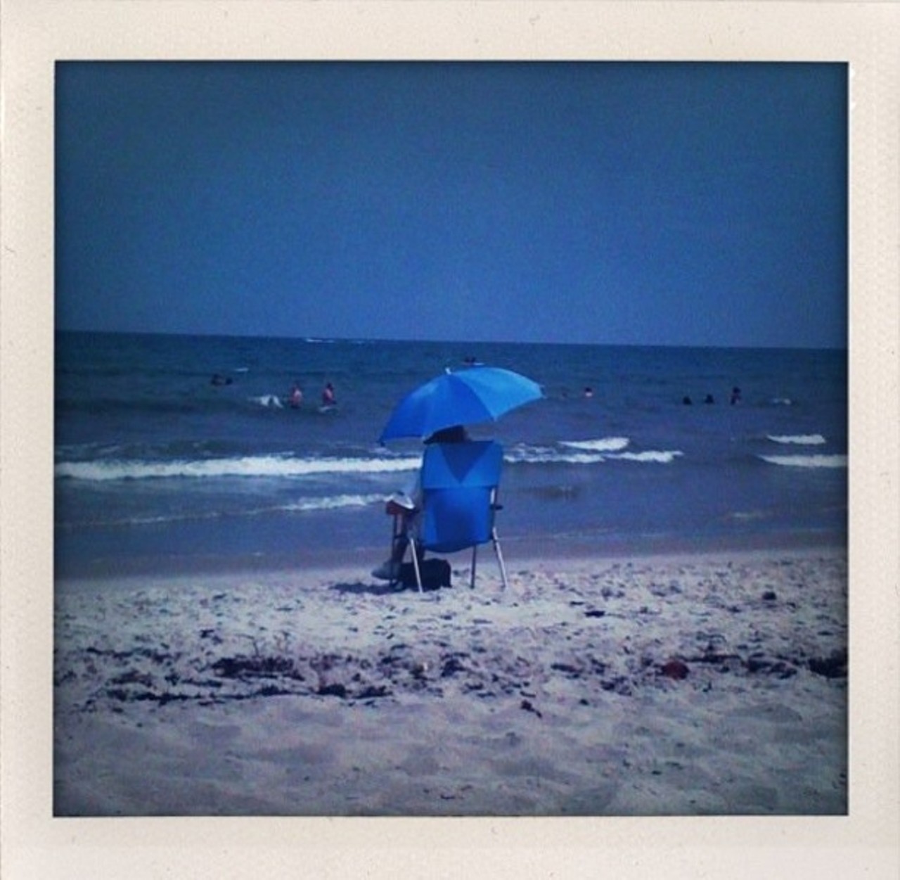 Feeling blue at Cocoa Beach