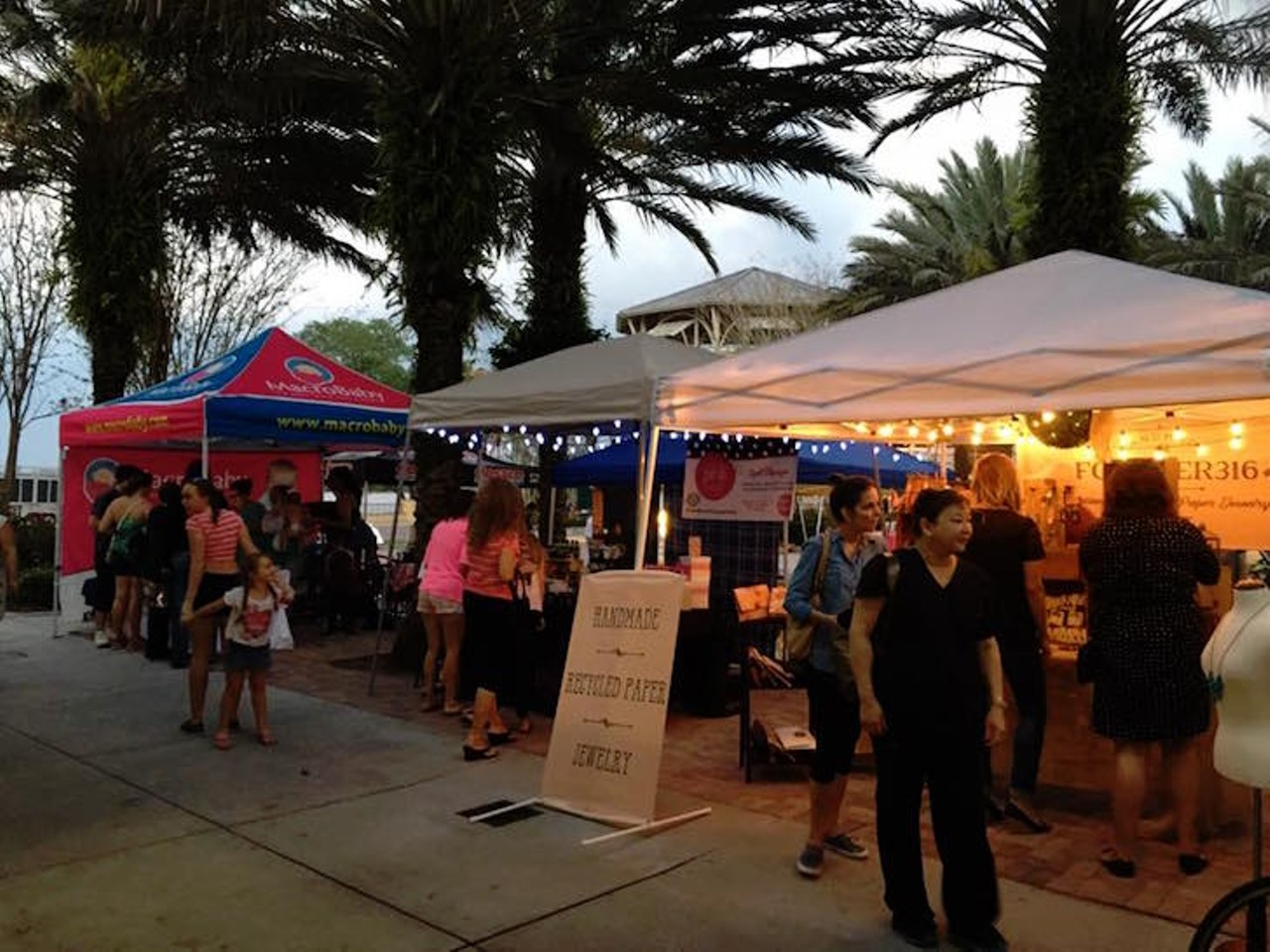 Be patrons of the arts at the Baldwin Park First Friday Festival & Art Stroll
Baldwin Park, 407-740-5838 
Make a Friday date night to see over 60 artisans and small businesses showing their wares in Baldwin Park. There&#146;s a festival every first Friday. 
Photo via Baldwin Park First Friday Festival/Facebook