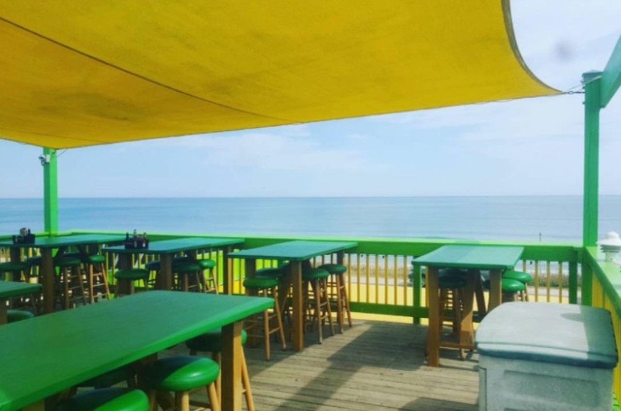 Johnny D&#146;s Beach Bar and Grill
1005 N Oceanshore Blvd., Flagler Beach, 32136
Free karaoke, wi-fi and juke box access means that an evening here not only brings you the company of atmosphere and ocean, but good company and a deliciously-pet friendly spot to decompress next to the ocean.  
Photo via blainedraisey/Instagram