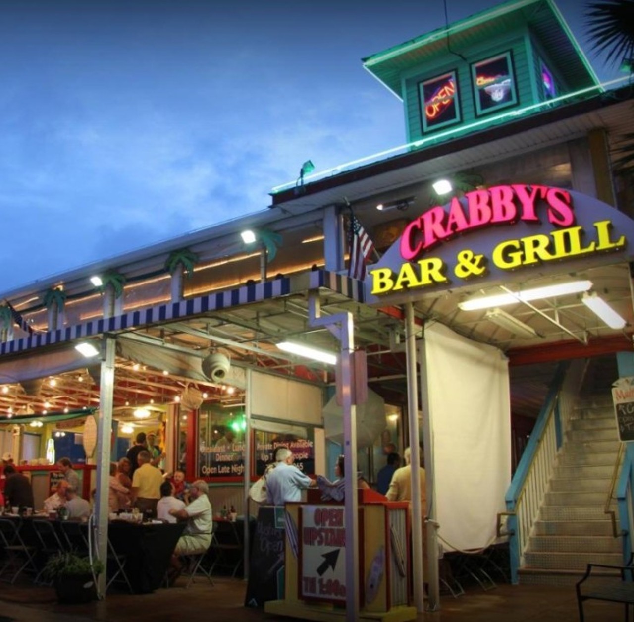Crabby&#146;s Bar and Grill
333 S Gulfview Blvd., Clearwater, 33763
Although it hasn&#146;t been around long, Crabby&#146;s sure knows how to fit right into the beach lifestyle, what with the eight-hour happy hours and all. In case the name didn&#146;t clue you in, you might want to get some crab, be it the snow crab or crab cakes, while you&#146;re there.
Photo via crabbysbargrill/Instagram
