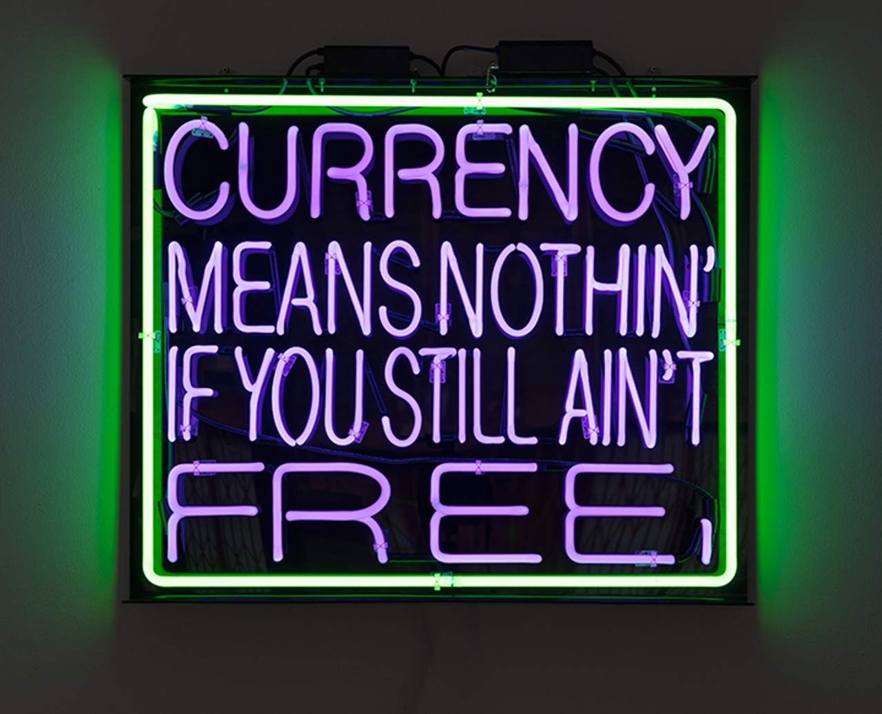 Through Sept. 10Patrick Martinez: American Memorial at the Cornell Fine Arts Museum"Currency" by Patrick Martinez