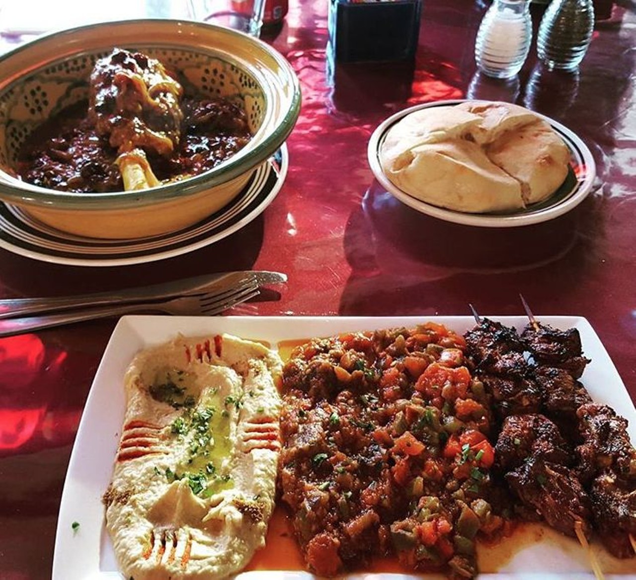 Casablanca Restaurant and Bakery  
4153 W. Vine St., Kissimmee
This is quintessential Moroccan cuisine. Expect plenty of hummus, lamb and artichokes. 
Photo via schwartz87/ Instagram