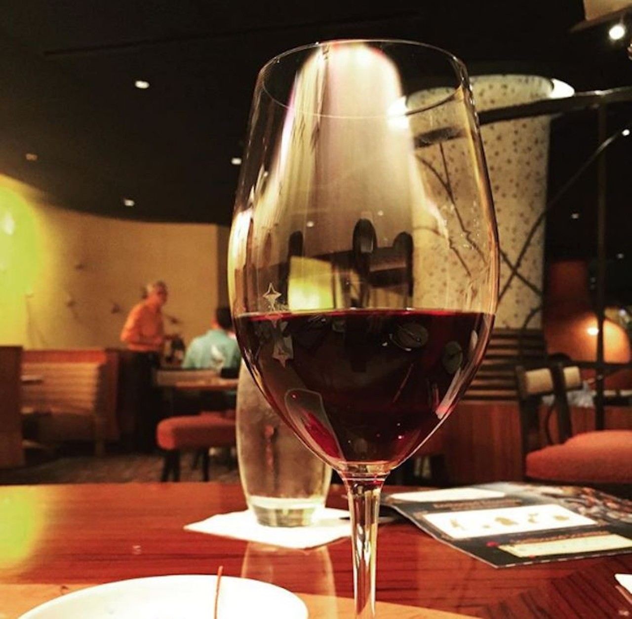 Jiko &#150; The Cooking Place  
2901 Osceola Parkway, 407-938-4733
Blending African, Indian and Mediterranean together in their dishes, Jiko in the Animal Kingdom Lodge at Disney not only offers food, but experiences like wine tasting or a post-dinner safari.
Photo via anchan_lee/ Instagram