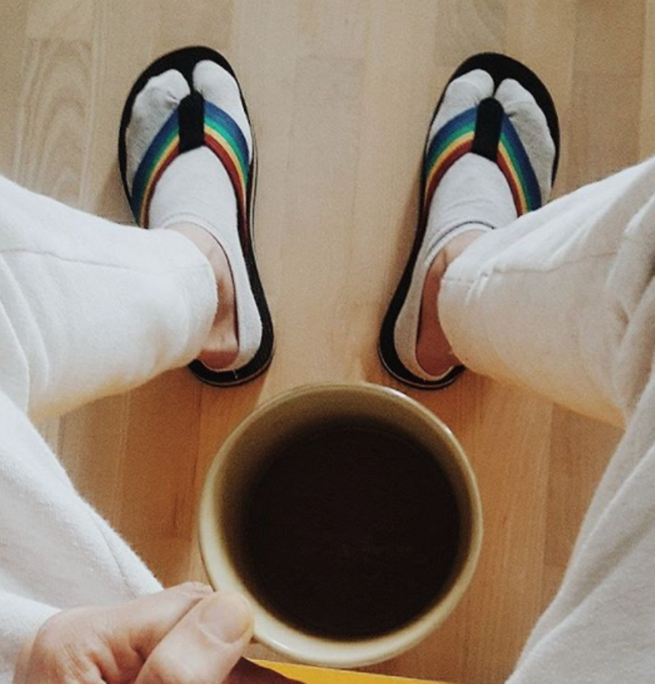 Socks and sandals start to appear together
Photo via damirakalajzic/Instagram
