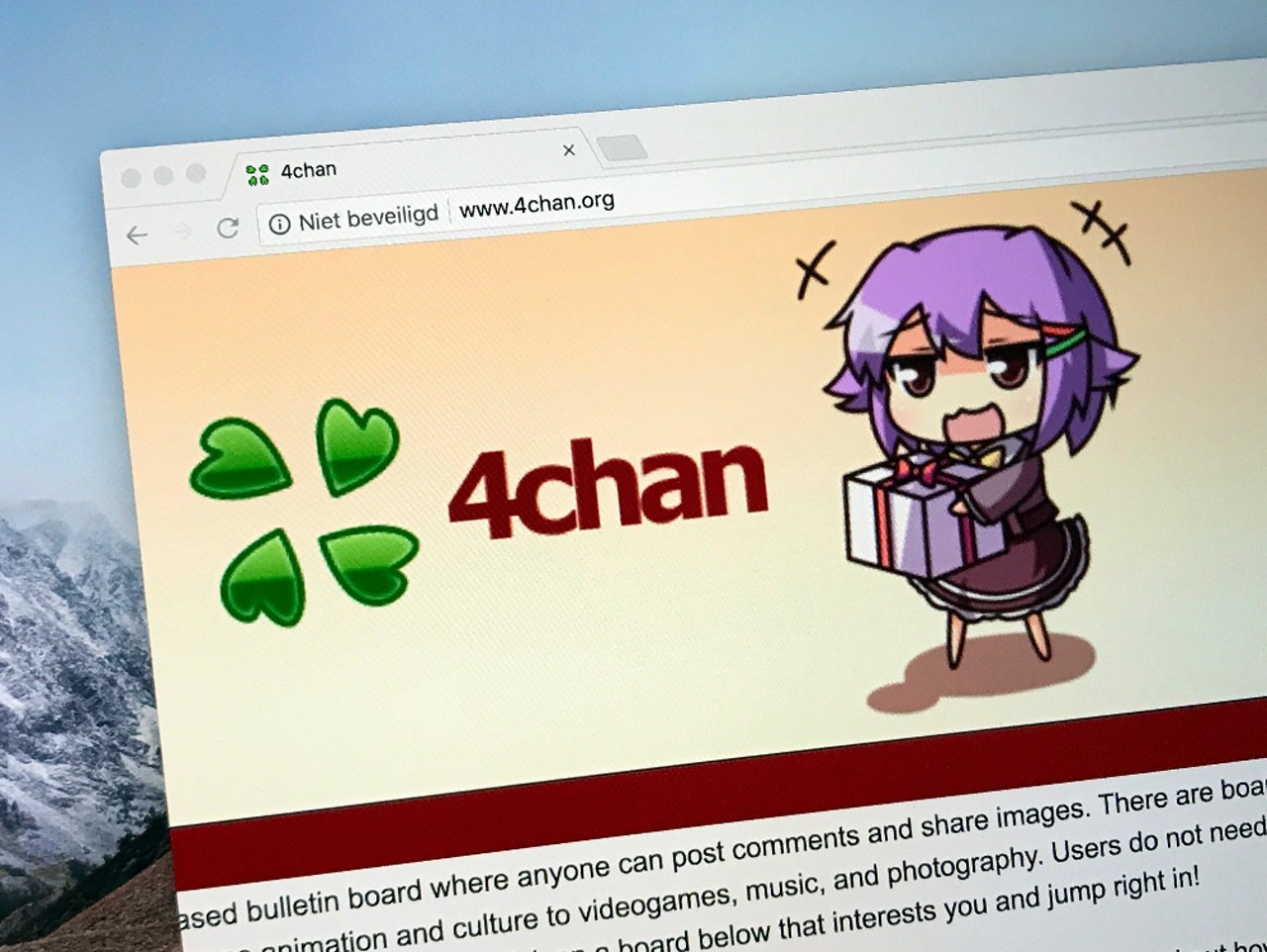 4chan
The lawless outpost that begat some of the internet's most vile movements was founded in 2003.
Photo via Adobe