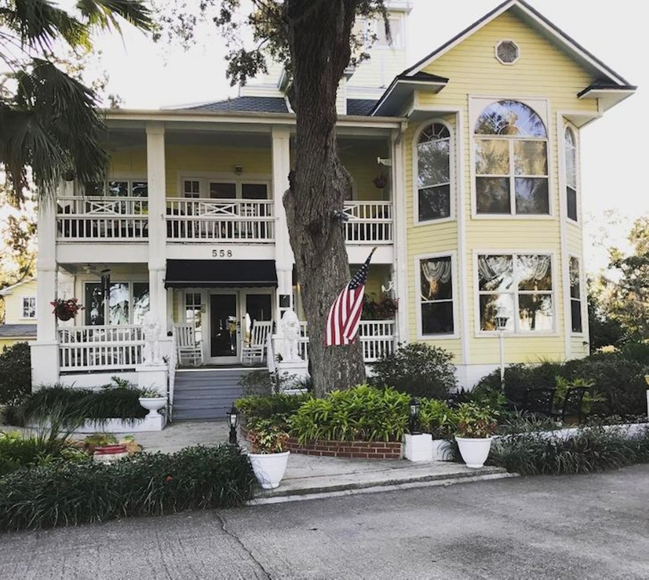 River Lily Inn Bed and Breakfast 
558 Riverside Drive, Daytona Beach, 386-253-5002
Estimated drive time from Orlando: About 1.5 Hours
Cost per night: $129-$235 
Guests can enjoy the historical rooms and gardens of the River Lily Inn Bed & Breakfast, which overlooks the Intracoastal Halifax River. Amidst one and a half acres of oak trees and palms, the River Lily Inn has a heart-shaped pool that adds to the already abundant old Florida charm. The owners work hard to make it a stress-free zone with delicious breakfasts and complimentary sodas and ice creams, and the ambiance is completed by the ocean breezes.  
Photo via melissa_riesenberg/Instagram