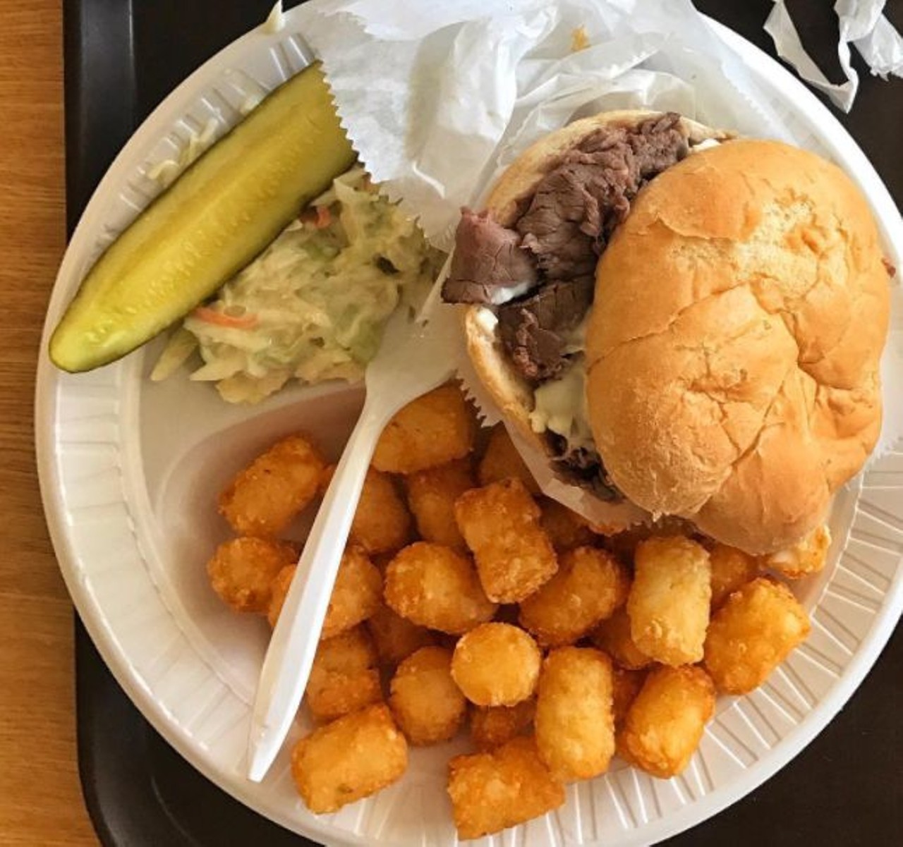 The Beefy King
An Orlando classic. Get a sandwich platter &#150; any Beefy King sandwich plus Beefy Spuds (tater tots), coleslaw and a kosher dill pickle for less than a 10-spot &#150; and you&#146;ll probably have enough left over for a small milkshake.
424 N. Bumby Ave., 407-894-2241, $
Photo via munchies/Instagram