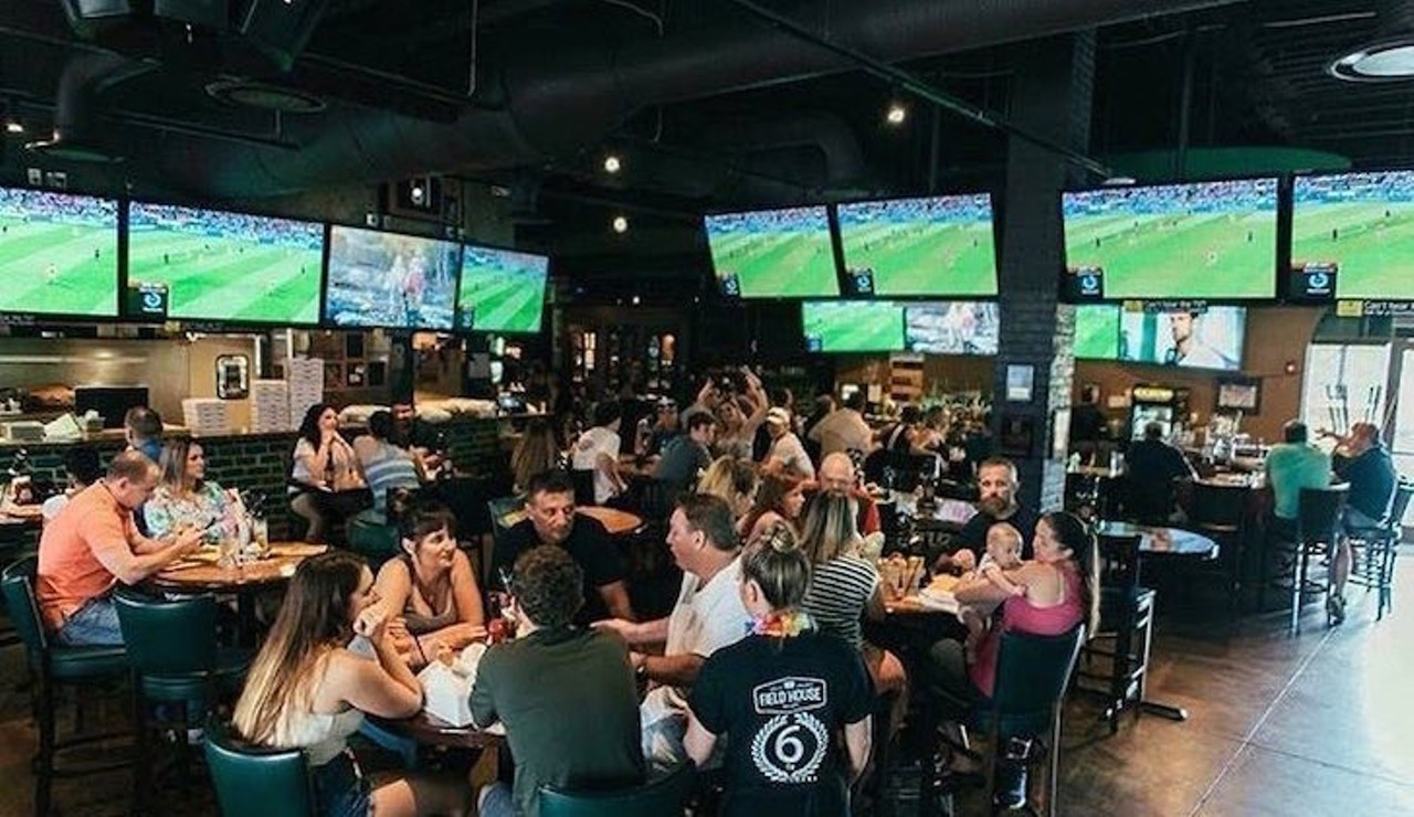 Craig Miller&#146;s Field House
7958 Via Dellagio Way
As many screens as you&#146;d need to watch all of the action this summer.
Photo via facebook.com/FieldHouseOrlando