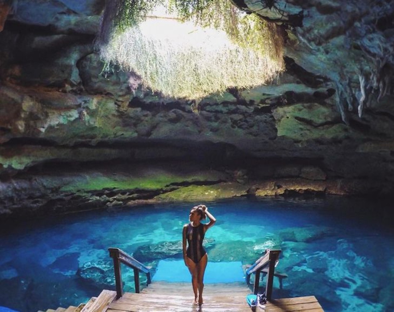 Devil&#146;s Den
5390 Northeast 180th Ave., Williston
1 hour, 30 minutes away
This underground spring is tucked inside a dry cave, complete with stalactites and fossil beds millions of years old. Regular swimming is prohibited, but you&#146;re free to snorkel your way around the rocky cavern. 
Photo via sabrinahorel/Instagram