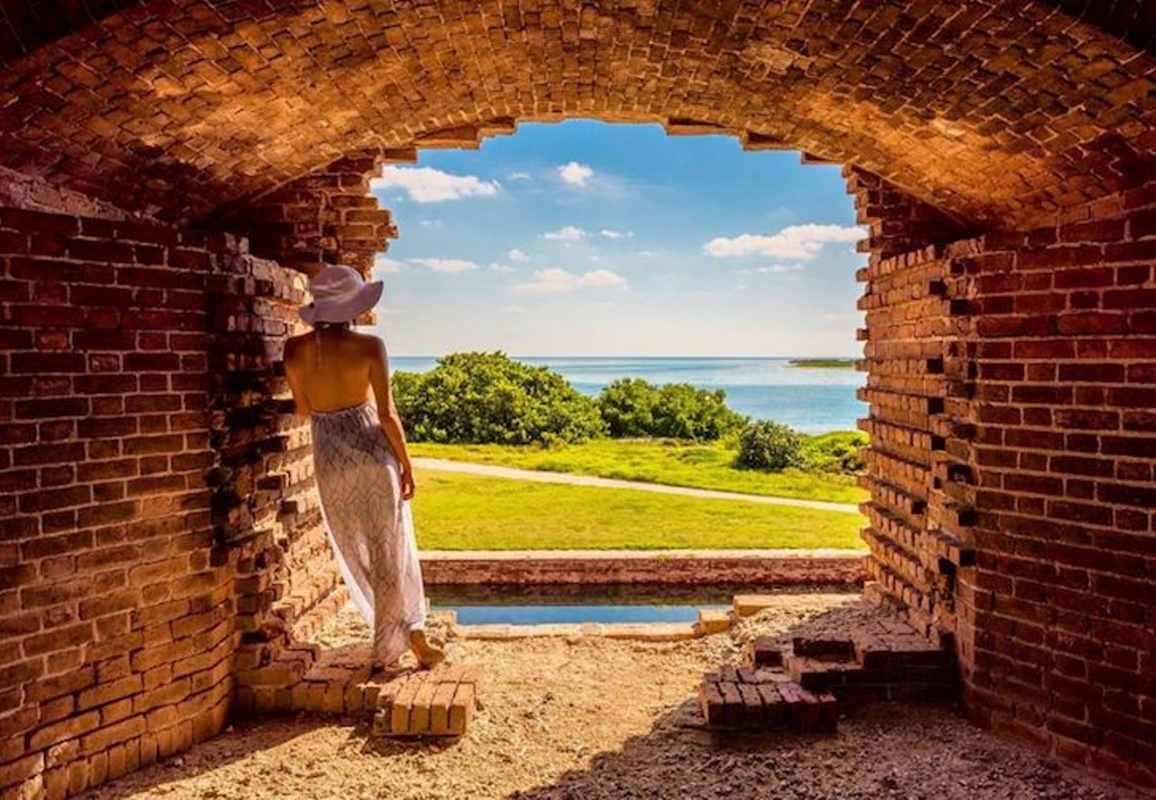 Dry Tortugas
Key West, FL 33041, (305) 242-7700
This old fort used to be a federal prison during the Civil War, but now the only thing that&#146;ll keep you prisoner is the outstanding 360-degree ocean views. 
Photo via lilmeowjing/Instagram