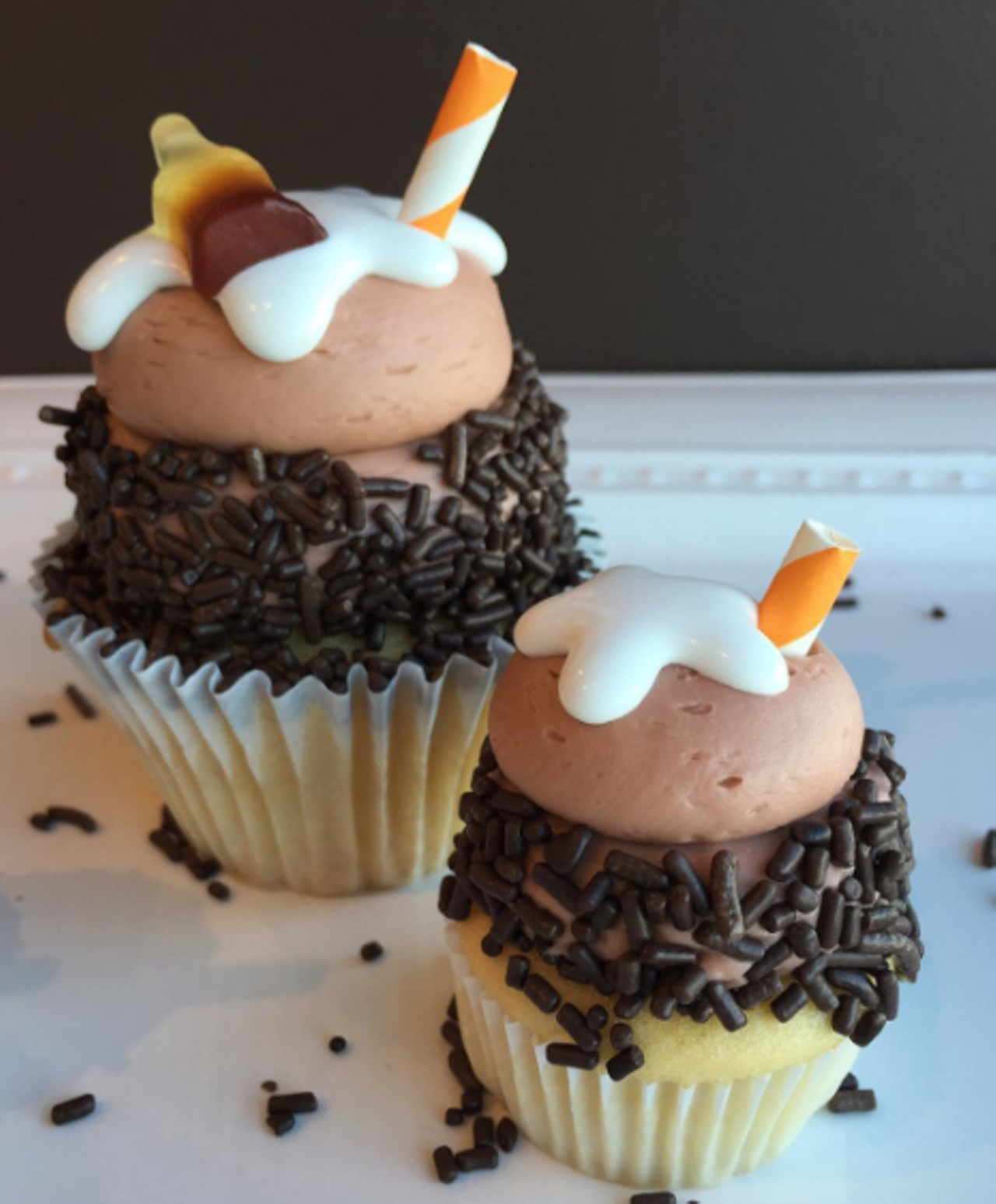 Gigi&#146;s Cupcakes
2562 E. Colonial Drive, 407-893-9846
Cupcakes are an obvious choice at Gigi&#146;s. Try the root beer float cupcake, topped with root beer buttercream frosting, marshmallow cream and chocolate sprinkles with a candy soda bottle.
Photo via gigiscupcakesfargo/Instagram