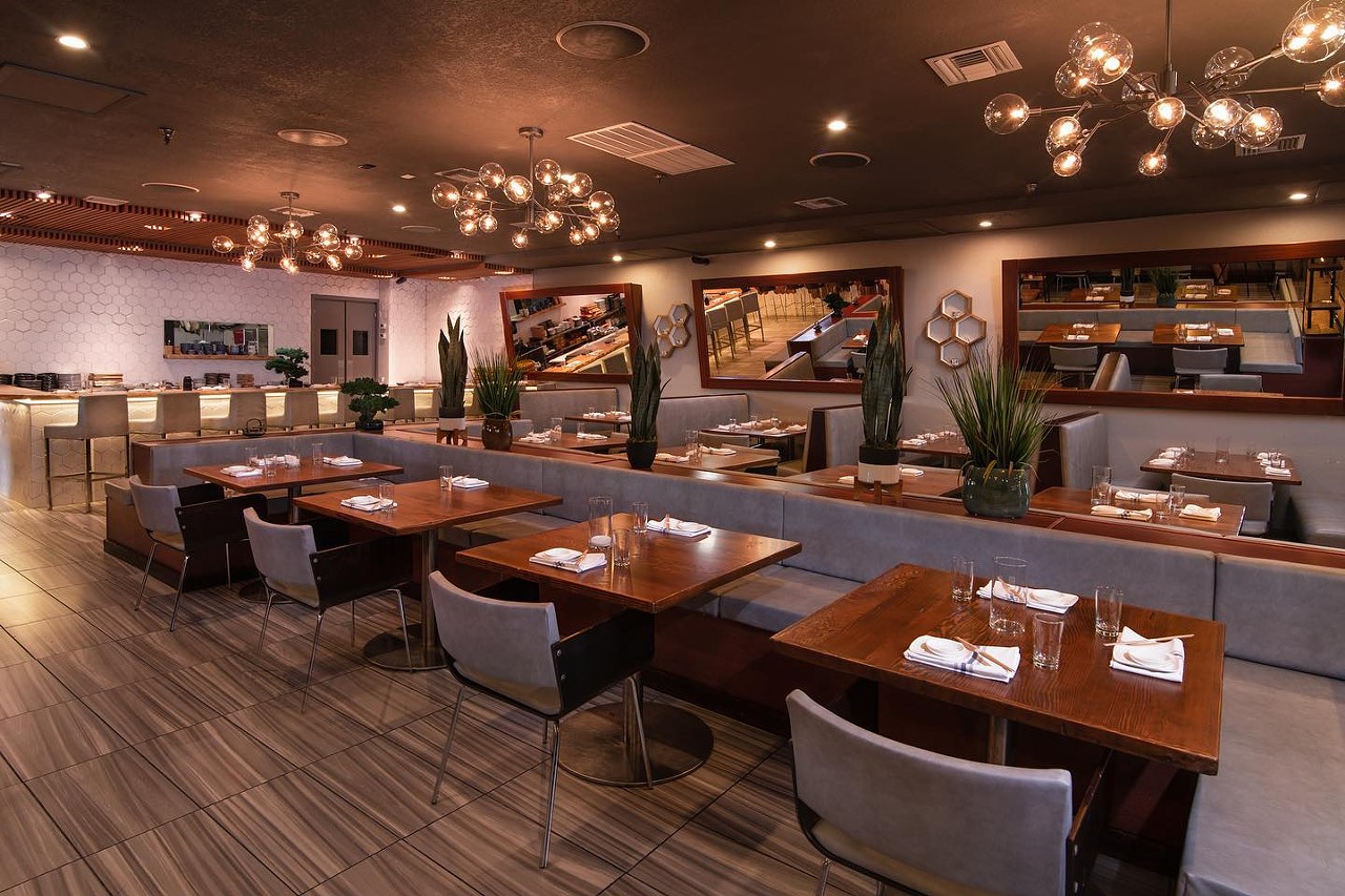 Kabooki Sushi Sand Lake 
407-776-2001, 7705 Turkey Lake Road
Bringing a modern twist on sushi dining, Kabooki Sushi invites you to taste a variety of Asian-fusion dishes that are sure to leave your mouth watering wanting more.
