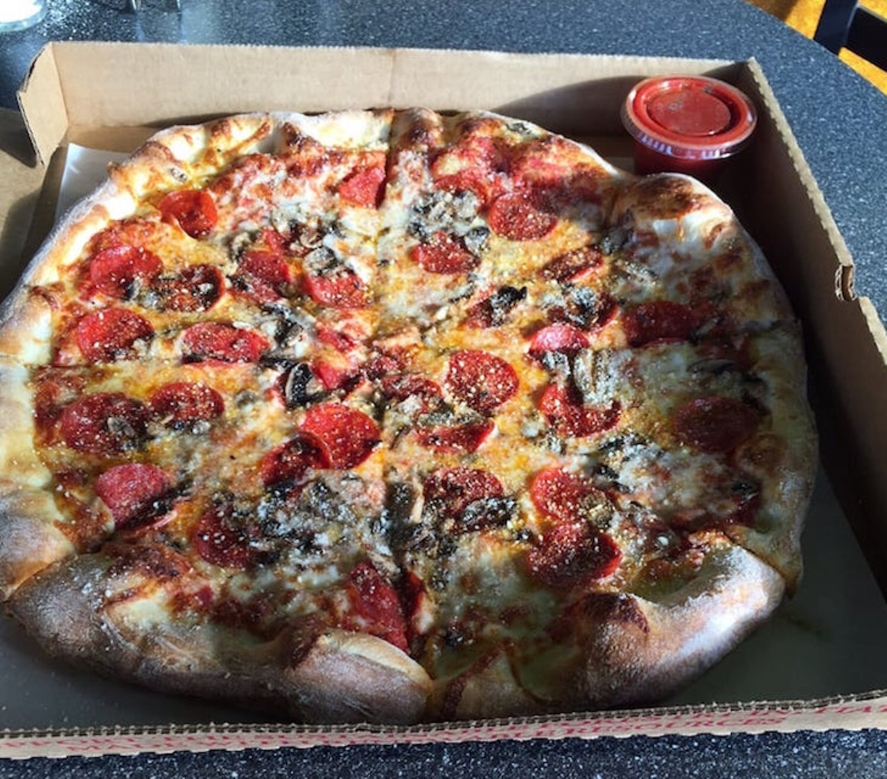 Mama Mia&#146;s Pizzeria
706 E. Wallace St., Orlando (407) 851-6001
Mama Mia&#146;s continues its reign in Orlando, serving up hand-crafted pizzas to Orlandoans for more than two decades. All of their sauces are homemade, making this spot a genuine pick for fresh goods.
Photo via Joni D./Yelp