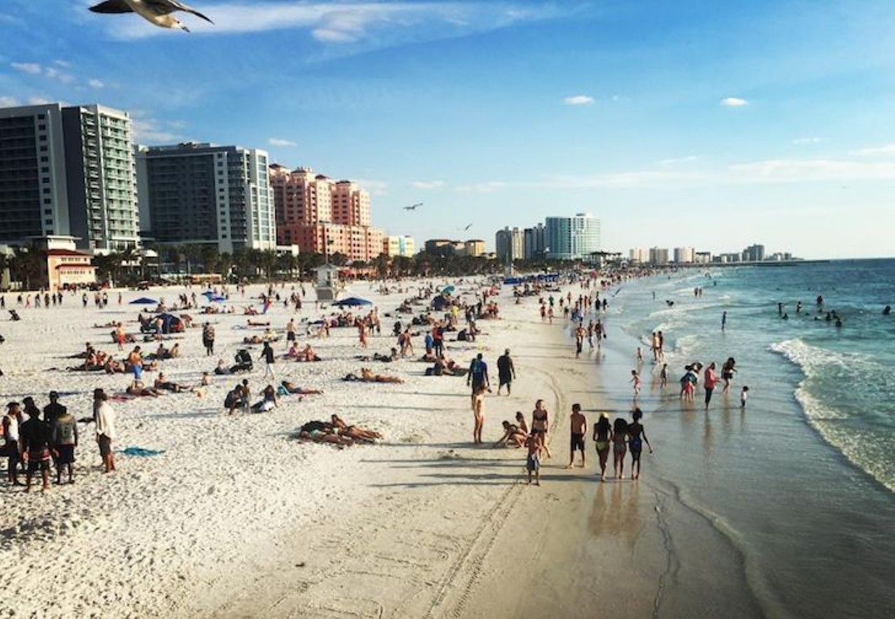 Clearwater Beach
2 hours, 10 minutes away
Frequently voted one of the top beaches in the country by TripAdvisor, the beautiful white sand and crystal clear waters you&#146;ll find along these shores is sure to be a stunner on those social media posts. 
Photo via cakaatie/Instagram