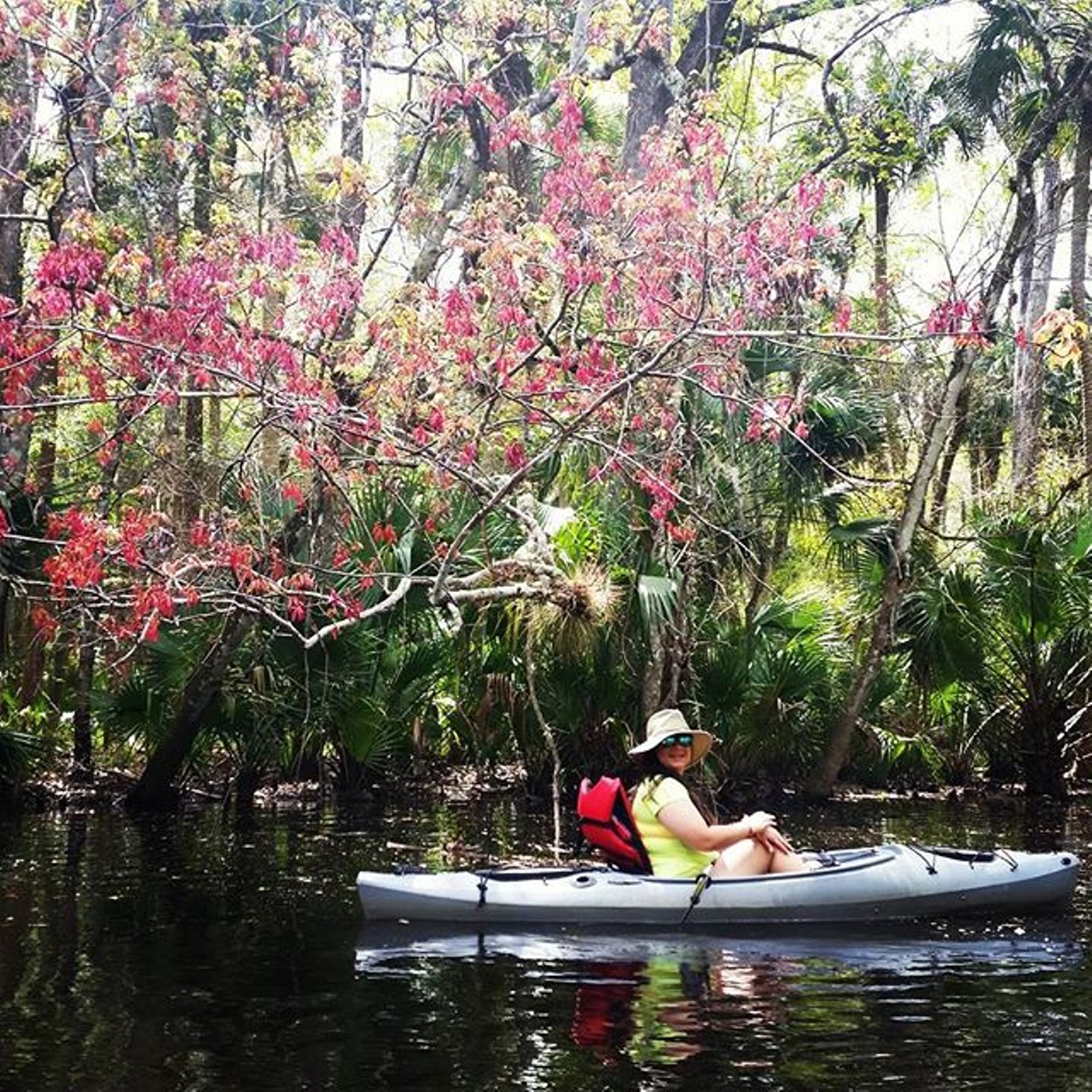 Cracker Creek Canoe  & Kayak Rentals
1795 Taylor Rd, Port Orange | 352-795-6798
Located in Port Orange, Cracker Creek offers one of the most "Florida" experiences in the area. Rent canoes or kayaks and float down the brackish of the Spruce River. Be on the lookout for manatee, gators, osprey, heron, jumping mullet, and more.  
Rate: $60 for a 4 hour canoe rental and $40 for a 4 hour kayak rental
Photo via chicksfly2/Instagram