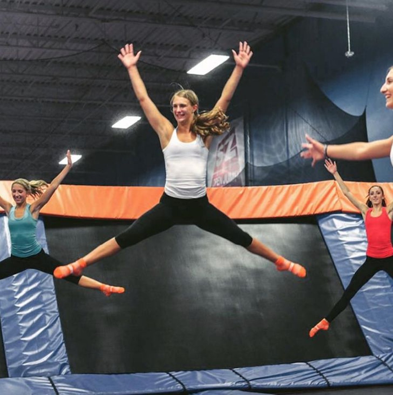  Flip your lid at Sky Zone 
5250 International Drive, 407-326-0482, www.skyzone.com 
While Sky Zone has your traditional freestyle jump and foam pit, it also takes trampolines and sports to new levels with their programs like Skyslam basketball and ultimate dodgeball. 
Photo via Sky Zone Orlando/Facebook