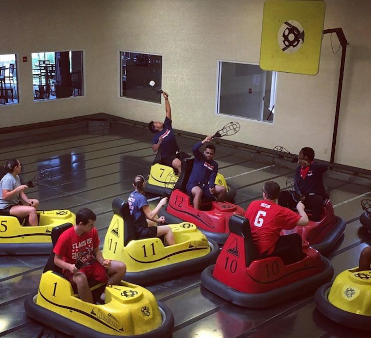  Feed your competitive side in a game of Whirlyball 
6464 International Drive, 407-212-3030, whirlydome.com 
A sports competition that combines go-karting, basketball and hockey, Whirlyball is sure to test your coordination and keep you occupied as you shoot for that victory.  
Photo via whirlydome/Facebook