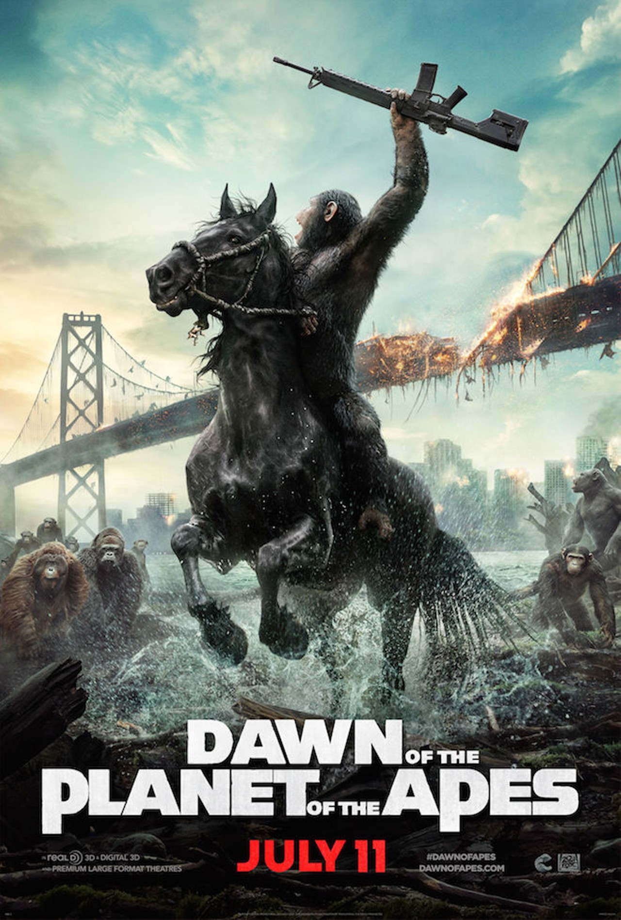Opens Friday, July 11Dawn of the Planet of the Apes
