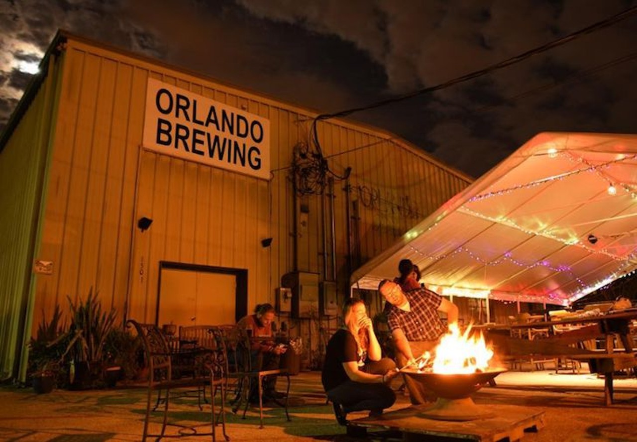Orlando Brewing
1301 Atlanta Ave., 407-872-1117
Although it might not look like much from the outside, Orlando Brewing is practically a local landmark. You&#146;ll always find freshly brewed, organic craft beers here, plus live music and a fun outdoor patio usually crawling with dogs makes for a classic Central Florida good time. 
Photo via todd389/Instagram