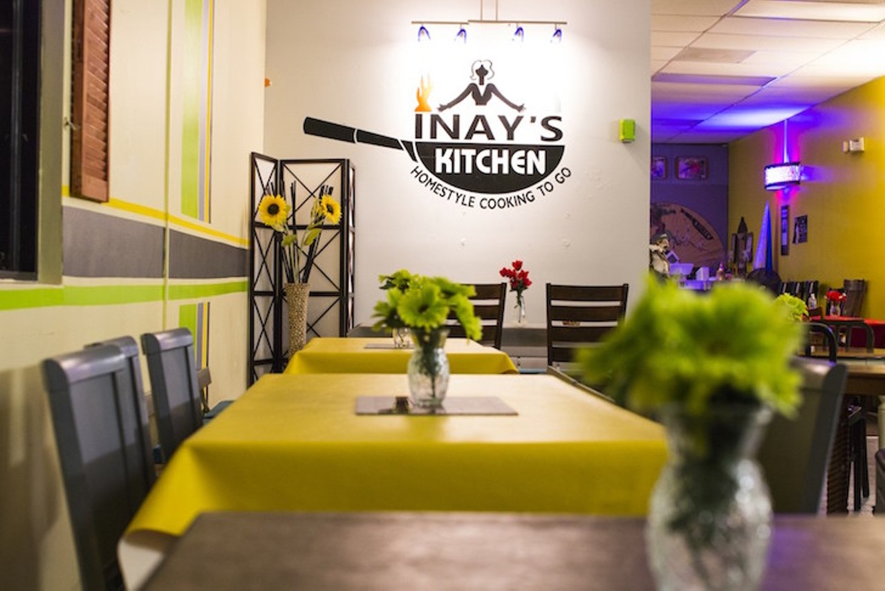 
Inay&#146;s Kitchen  
1097 S. Clarke Road, Ocoee, 407-601-2126
The women jockeying the stoves at Inay&#146;s Kitchen deliver a brand-new food experience to those of us not versed in Filipino cooking. Thick, hearty stews are brightened up with expert use of vinegar, and pork and chicken skewers are lacquered with sauce and grilled until the sauce becomes candy &#150; add a third flavor layer with a dip in that vinegar again. The takeout-friendly Inay&#146;s can be hard to find on a dimly lit road in Ocoee, but persevere; it&#146;s worth the search.
Photo by Rob Bartlett