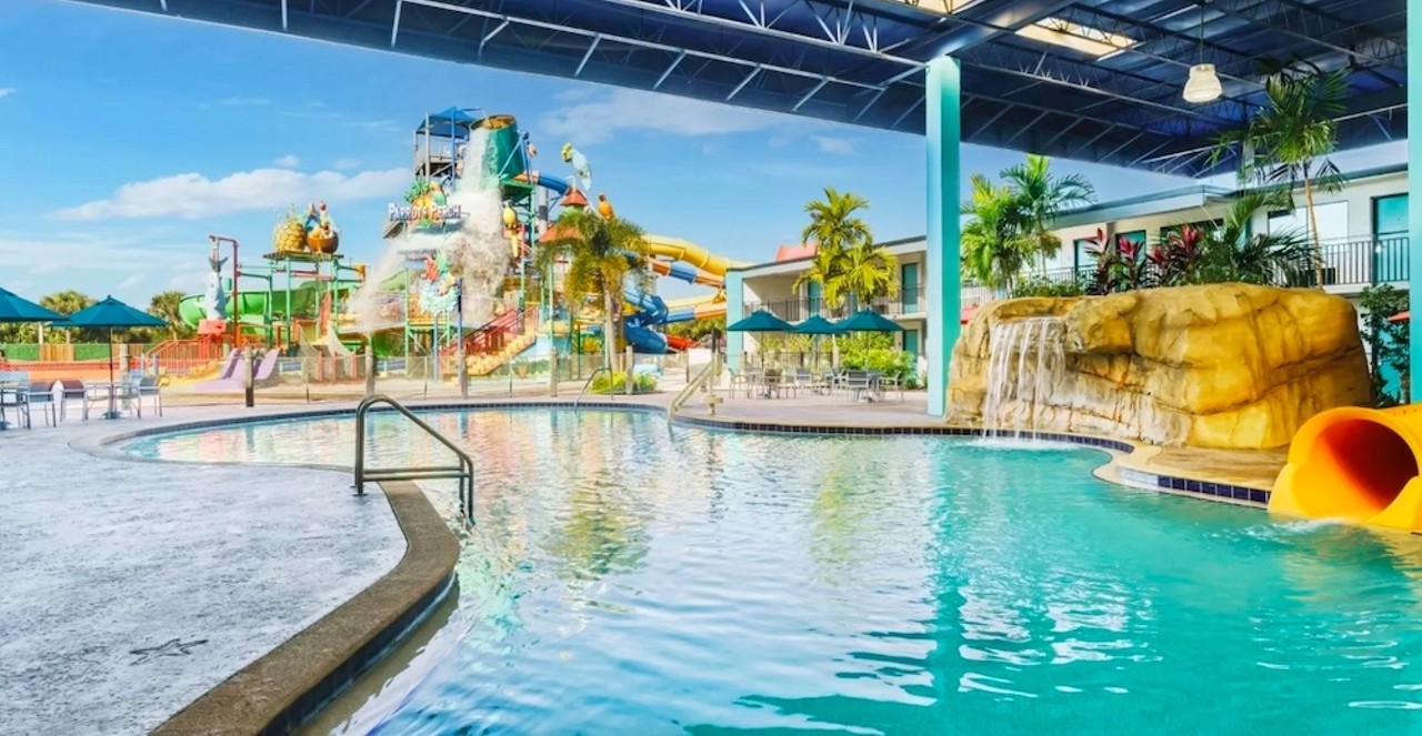 CoCo Key Hotel and Water Park Resort
7400 International Drive, Orlando
Price: Starts at $30
This is the busiest time for waterparks in Orlando, so might as well take a cost-saving trip to Coco Key. This hotel has 14 water slides for guests to try and over 54,000 square feet to explore, plus a poolside restaurant to keep you fed. This day pass comes with free Wi-fi and access to a large arcade.