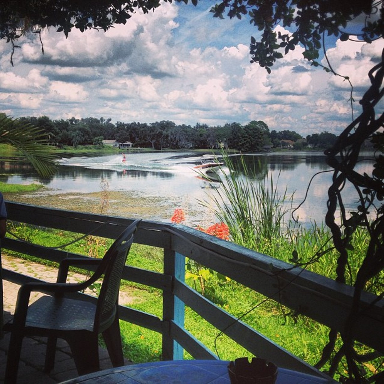 Julie's Waterfront
4201 S Orange Ave, Orlando
407-240-2557
Julie's Waterfront's patio is all about classic Florida charm, and the waterfront view can't be beat.Photo via poundsignlb on Instagram.